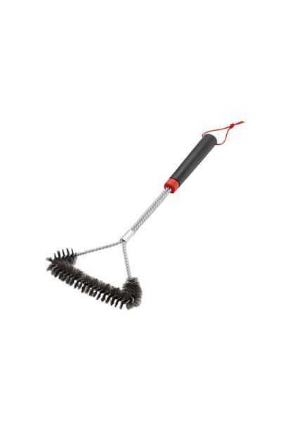 WEBER 3-Sided Stainless Steel Durable Grill Brush 46cm