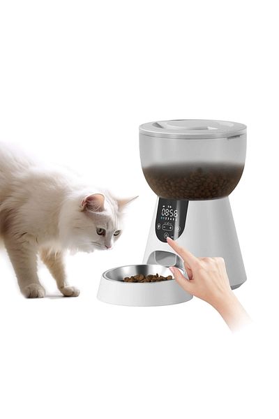KidLe Automatic Pet Feeder Large Capacity Cat Food Dispenser Cat Feeder