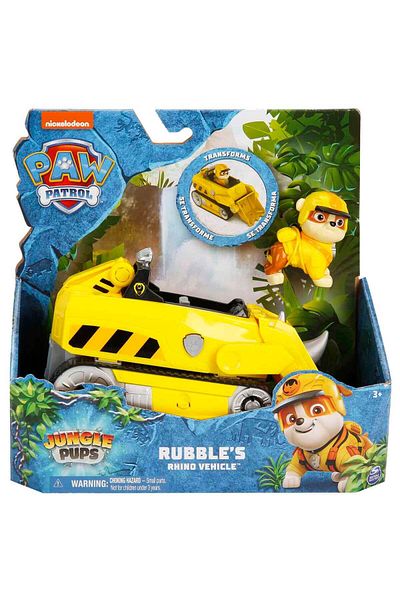 PAW PATROL Forest Themed Vehicle - Rhino Rubble