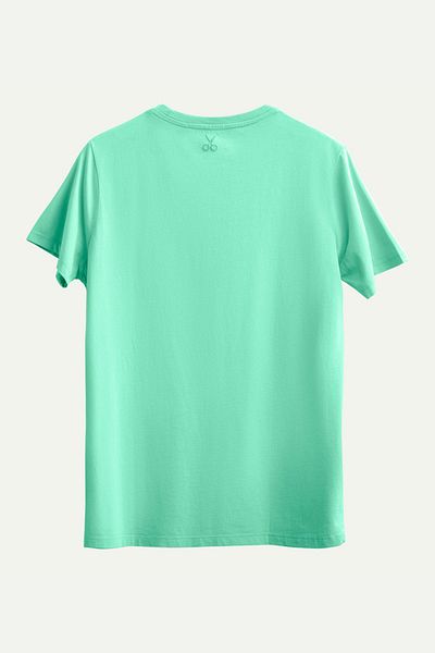 KAFT Unisex Basic T-Shirt Regular Fit - Τυρκουάζ