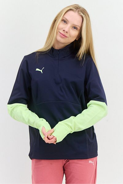 Puma Women Sportswear Fit Long Sleeves Training Sweatshirt, Navy