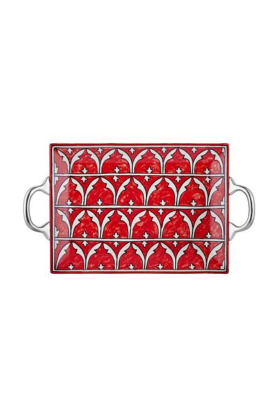 The Mia Corallo Serving Tray Red 47x27 cm