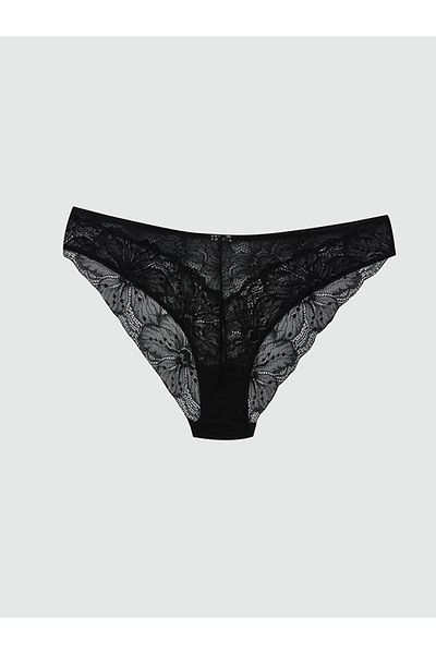 LC Waikiki Lcw Dream Black Lace Fancy Bikini Panties