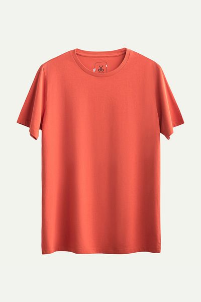 KAFT Unisex Basic T-Shirt Regular Fit - Κοράλλι