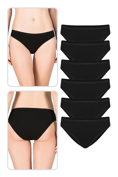 ÖZKAN underwear Özkan 23926 Γυναικεία εύκαμπτα άνετα εσώρουχα βισκόζης 6 συσκευασιών