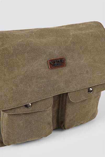 ÇÇS Полотняна сумка через плече - хакі