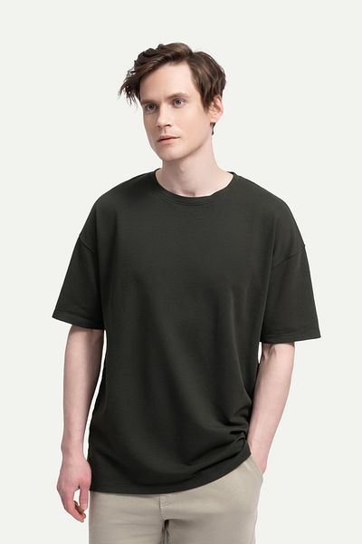 KAFT Unisex Oversize/ Relax Fit Basic T-Shirt - Ασφάλτης