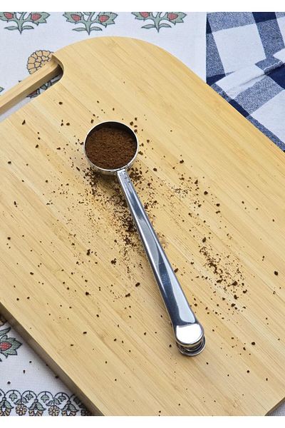 HomeTarz Brice Measuring Spoon - Coffee Measuring Spoon with Clip - 10 ml
