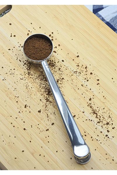 HomeTarz Brice Measuring Spoon - Coffee Measuring Spoon with Clip - 10 ml