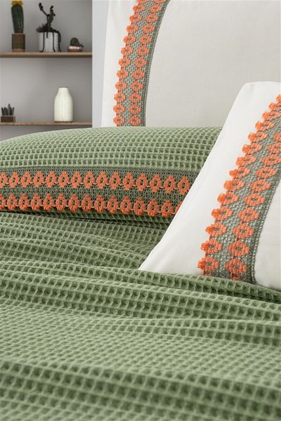 Sevim Tivoli Double 4-Piece Pool Pique Set - Dowry & Gift Pique - Valerie-Green