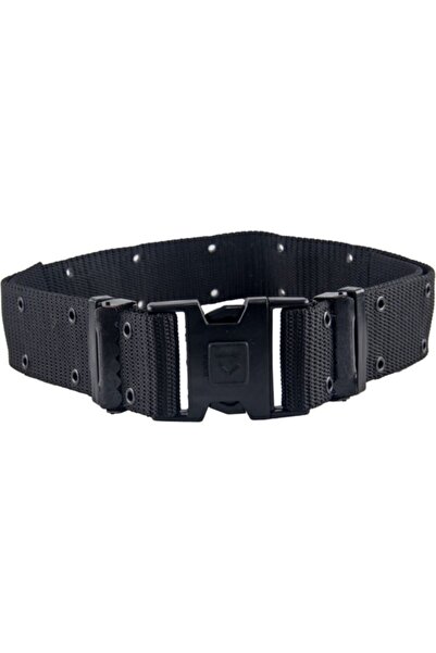 Ö ÖZMERT ASKERİ MALZEME Unisex Siyah Delikli Örgülü Palaska