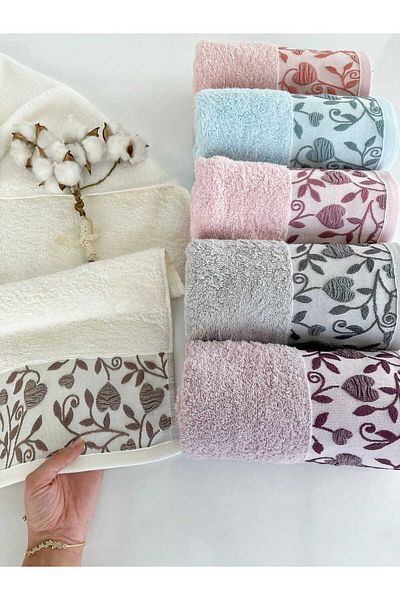 SARRA HOME Set de prosoape de bucătărie jacquard din 100% bumbac