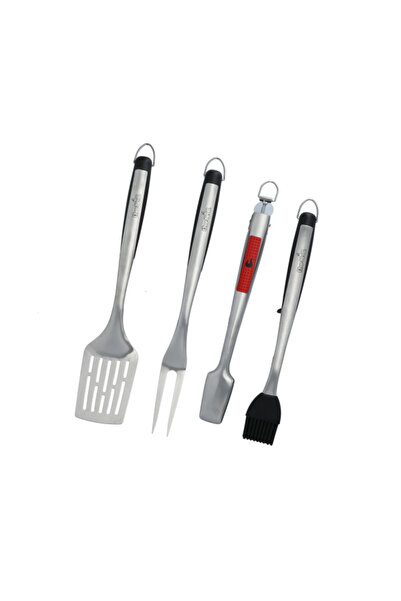 CHAR-BROIL مجموعة أدوات الشواء المريحة المكونة من 4 قطع