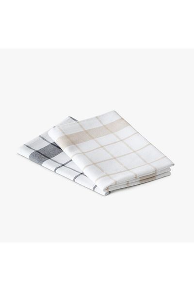 Green Black 2 Pack Esila Drying Cloth - Beige/Anthracite