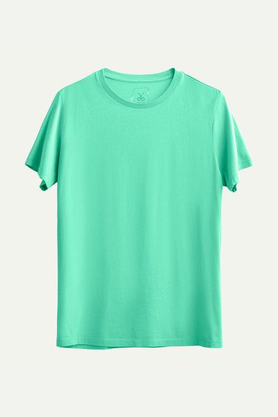 KAFT Unisex Basic T-Shirt Regular Fit - Τυρκουάζ