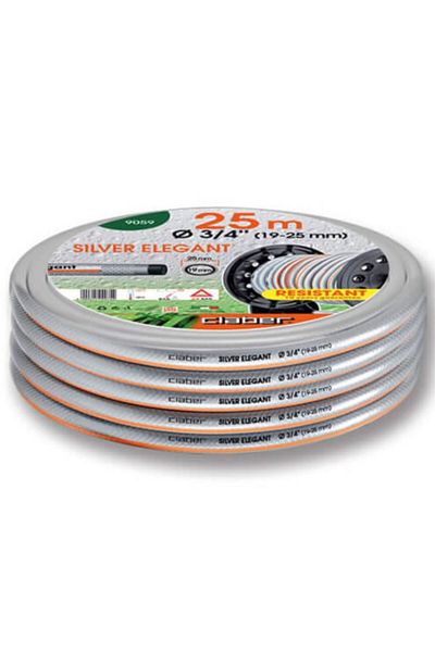 CLABER Elegant Plus UV-Resistant Tangle-Free Lightweight Garden Hose 25m x 3/4inch