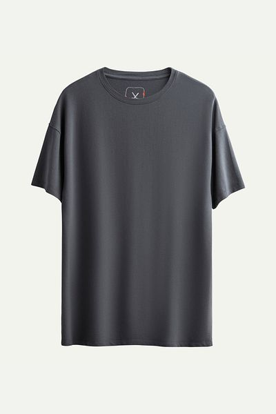 KAFT Unisex Oversize/ Relax Fit Basic T-Shirt - Plum