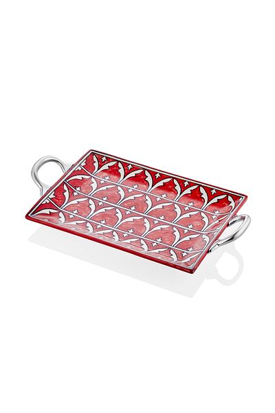 The Mia Corallo Serving Tray Red 47x27 cm
