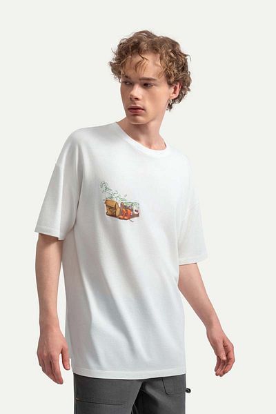 KAFT Unisex Oversize Design T-Shirt - Απόλυτο
