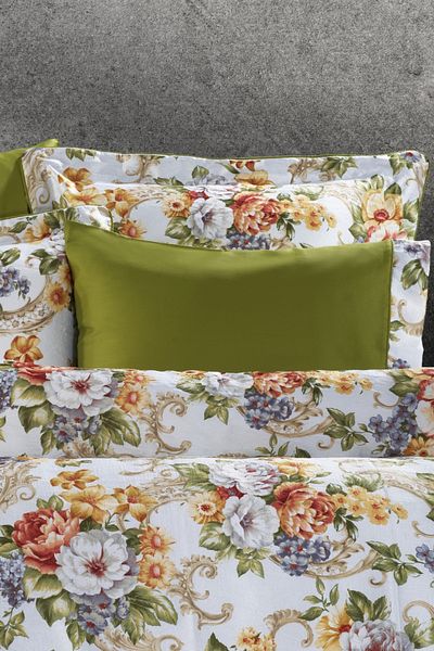 ZEBRACASA Set cuvertură dublă din satin de bumbac Bruna