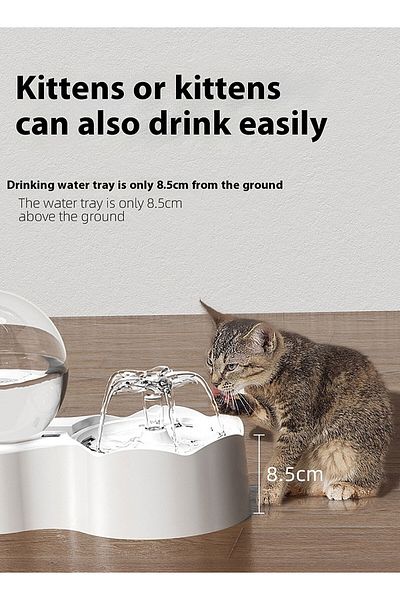 KidLe Cat Water Fountain Cat Water Dispenser Pet Water Feeder