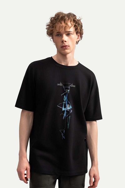 KAFT Unisex Oversize Design T-Shirt - Νιμπ