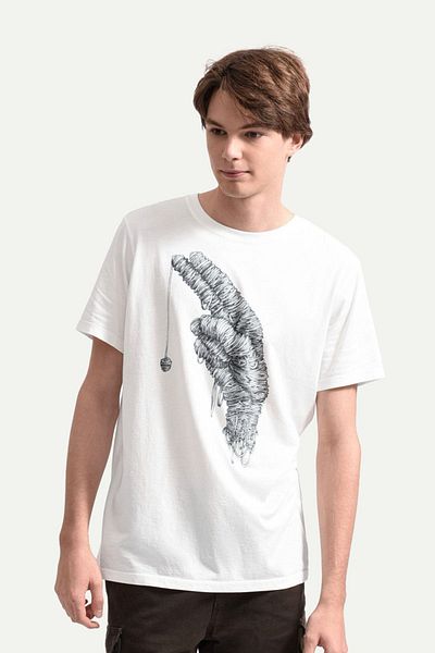 KAFT Μπλουζάκι Unisex Regular Fit Design - Mano Duo