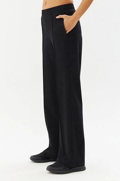 MissKATRE Miss Katre Front Stitched Loose Wide Women's Trousers with Pockets Casual Single Sweatpants Bottom