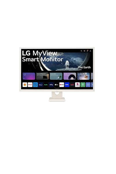 LG (32SR50F-W) Smart Monitor 32 Inch Full HD with web OS 1920 x 1080 IPS Refresh Rate 60Hz
