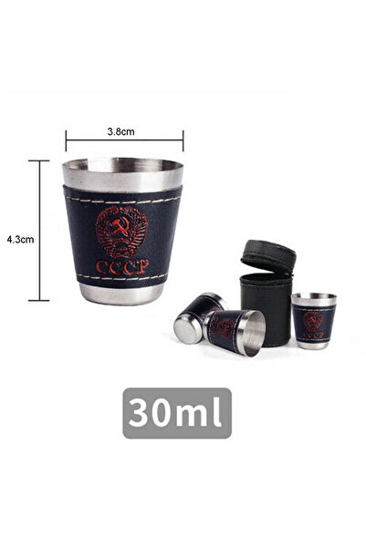 Choice 30 مل (4 قطع) 4 قطع من أكواب السفر الخارجية أدوات مائدة التخييم كوب من...