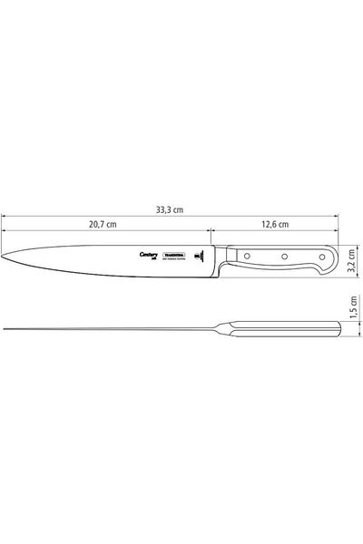 TRAMONTINA Since 1911, Made In Brazil - Century 8 Inches Utility Knife