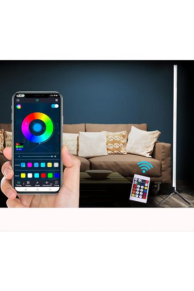 COOYA Smart Remote Control Floor Lamp, 40.5 inch, Suitable for Reading, Living Room, Bedroom and Office