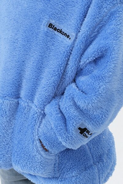 Black One Pluș pentru băieți/fete cu glugă Top