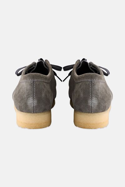 CLARKS Men Standard Wallabee Lace Up Casual Shoes, Grey