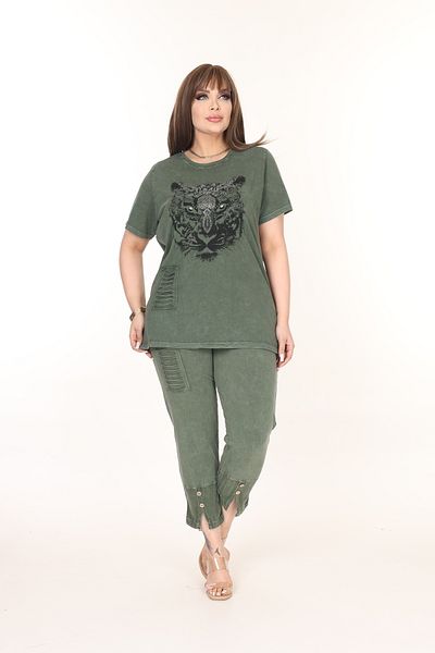 özle fashion Stone Printed Top and Bottom Set
