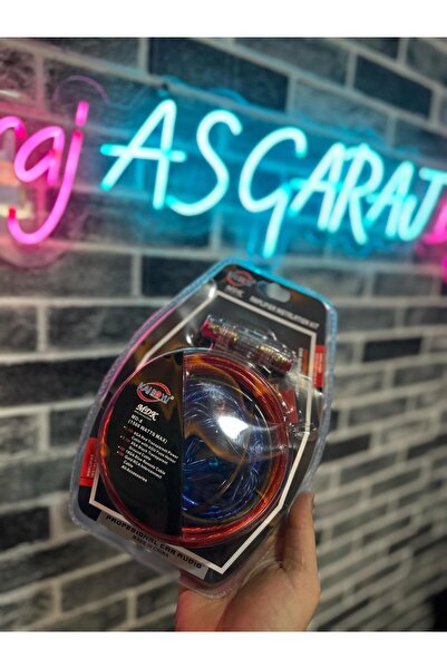 as garaj OTOMOBİL  OTO SES SİSTEMİ KABLO SETİ 8GA