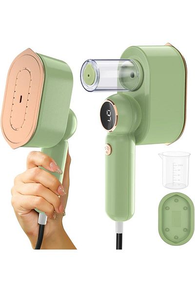 COOYA Portable Steam, 140ml super Mini Iron, Handheld Folding, Dry and Wet Dual-use Ironing