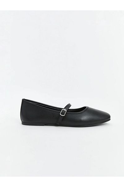 LC Waikiki Balerina de damă cu aspect piele