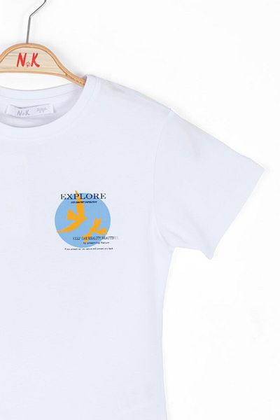 nk kids Tricou cu pasăre pentru băiat 46538