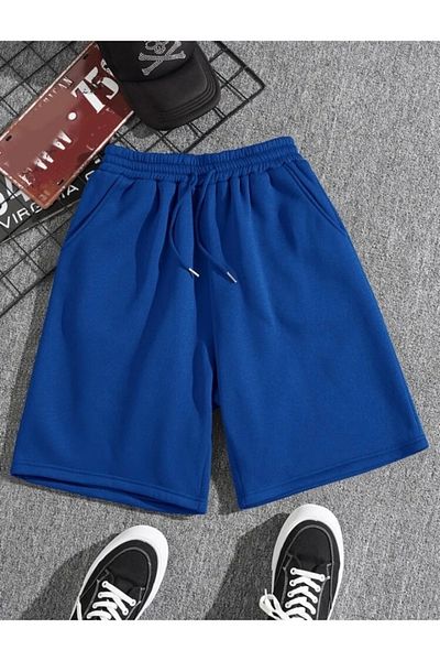 BYMEER Saks Blue Unisex Σορτς
