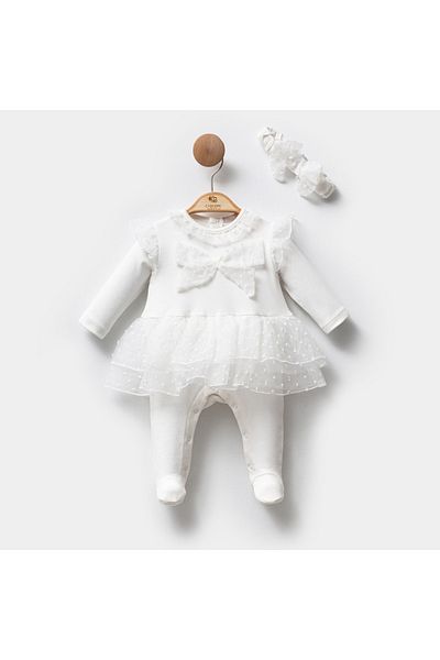 limebabies Cassiope Girl Baby Tulle Bandanna Jumpsuit