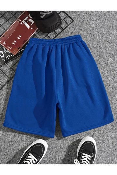 BYMEER Saks Blue Unisex Σορτς