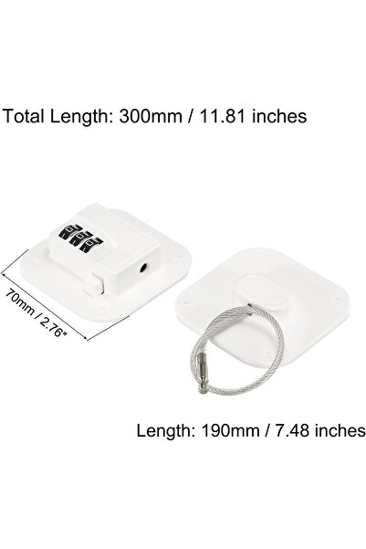 Primo Plus Adhesive Password Protection Refrigerator Window Door And Cupboard Cabinet Children Safety Lock