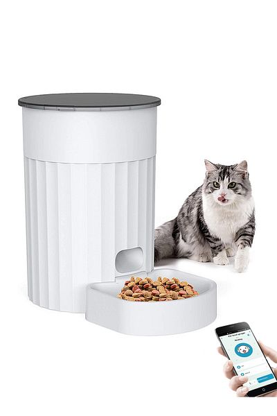 KidLe Automatic Cat Feeder Pet Food Dispenser Dog Food Feeder