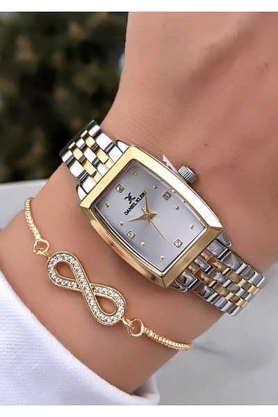 Daniel Klein New Season Steel Band Women's Watch and Bracelet Gift Dk