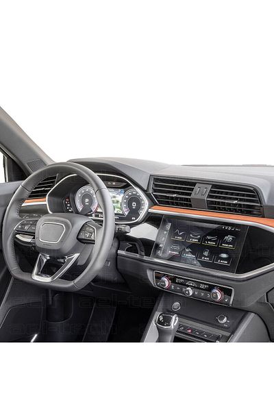 ael-tech Audi Q3 Digital Instrument and Navigation Compatible Nano Screen Protector Set of 2 2021-2025