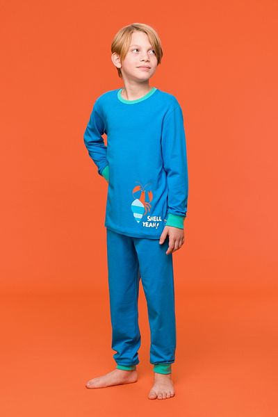 Woody Pijama baietel 2-8 ani-Plc - 845-albastru