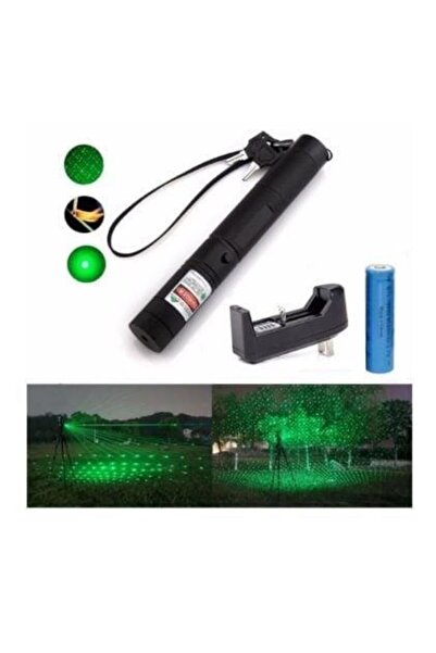 IŞIK Single Sword Yeşil Laser Pointer (LAZER IŞARETLEYİCİ), Güçlü Ve Uzun Menzilli