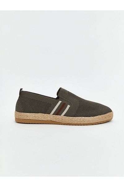 LC Waikiki Lcw Steps Khaki Straw Sole Men's Espadrille Shoes