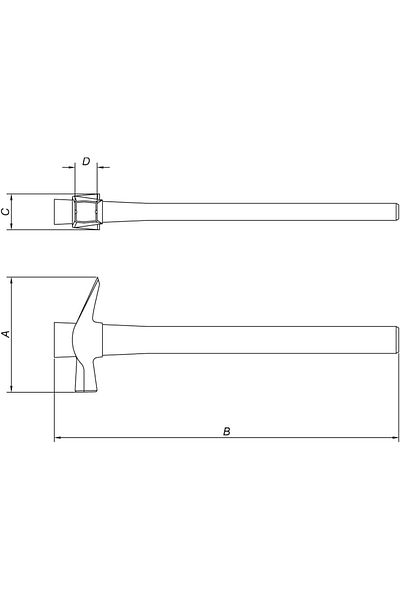 TRAMONTINA Since 1911, Made In Brazil - 400g Claw Hammer